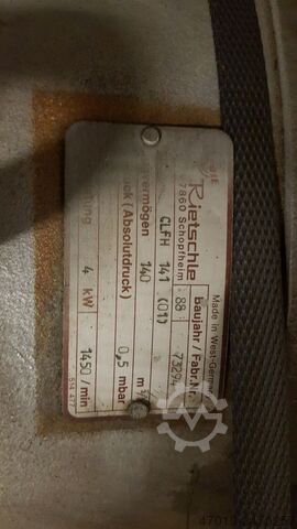 Vacuüm pomp 140 m/h Rietschle CLFH 141 (01)