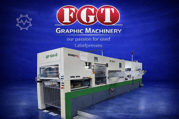 FGT Graphic Machinery - Découpeuse à emporte-pièce BOBST SP 104E