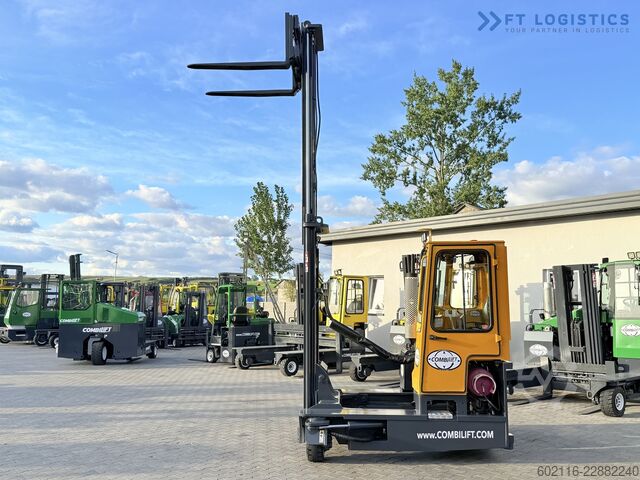 Chariot élévateur multidirectionnel Combilift C3000 GAS DUPLEX 4500 FREE LIFT CABIN