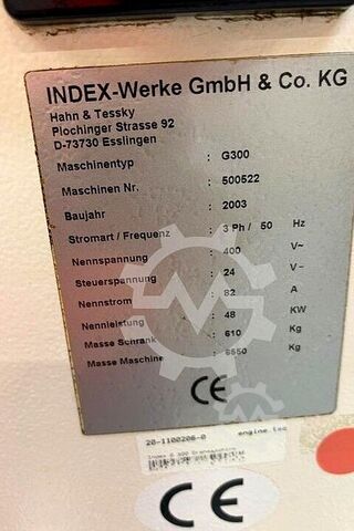 CNC turning and milling center INDEX G300