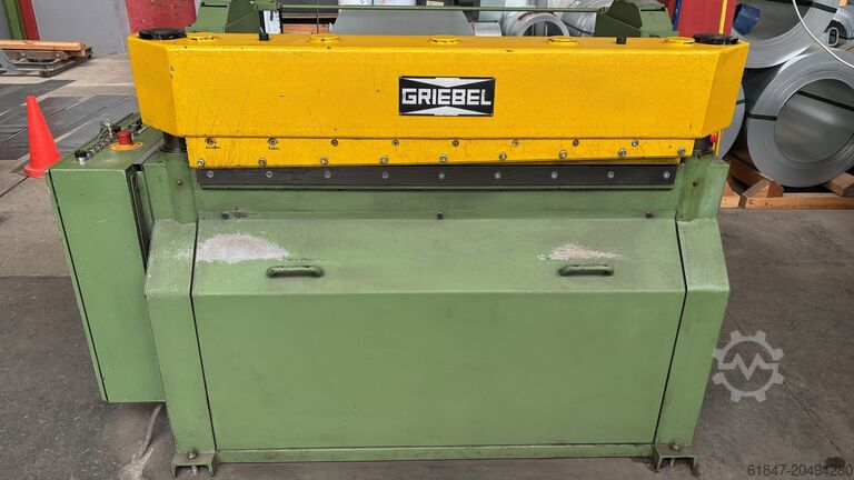 Linha de endireitamento e corte transversal Griebel BRA 1250 x 2,5 mm