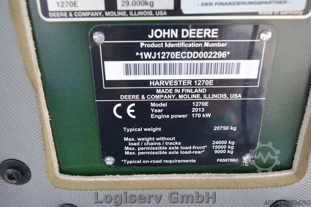 Skovbrugsmaskine John Deere 1270E