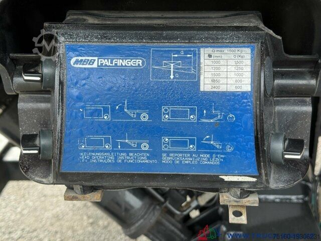 Skříňový nákladní automobil Mercedes-Benz Atego 1224 Koffer MBB Palfinger LBW 1.500KG AHK