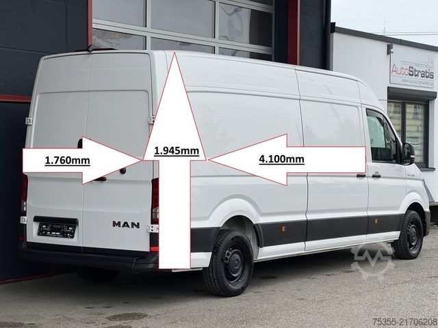 Magas tetős furgon MAN TGE 3.180 MAXI Klima Kamera Tempomat 3-Sitzer