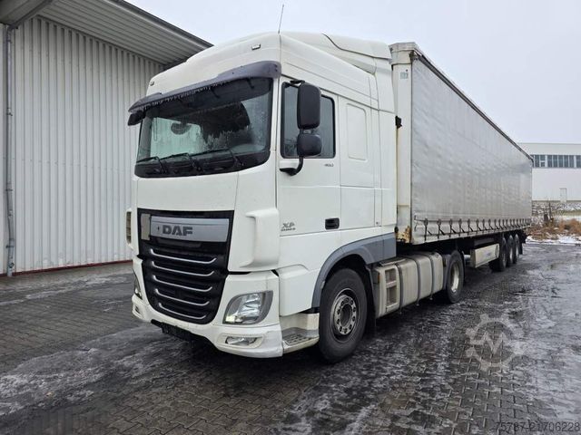Standardowy ciągnik siodłowy DAF XF 460 Standard + Krone Gardine Coiler Standard