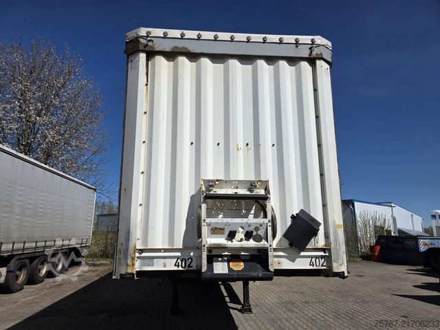 Open oplegger met zeil KRONE Gardine Standard Coiler, Lift, BPE Trommel