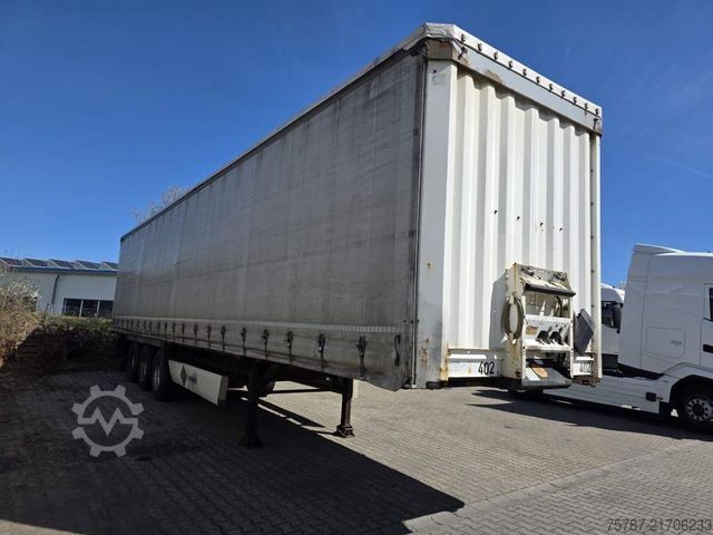 Open oplegger met zeil KRONE Gardine Standard Coiler, Lift, BPE Trommel