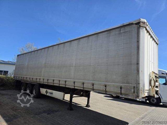 Open oplegger met zeil KRONE Gardine Standard Coiler, Lift, BPE Trommel