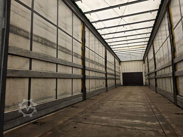 Open oplegger met zeil KRONE Gardine Standard Coiler, Lift, BPE Trommel