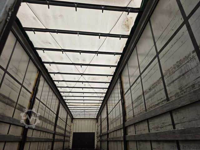 Open oplegger met zeil KRONE Gardine Standard Coiler, Lift, BPE Trommel