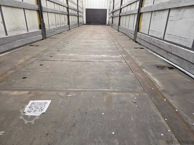 Open oplegger met zeil KRONE Gardine Standard Coiler, Lift, BPE Trommel