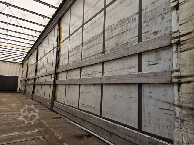 Open oplegger met zeil KRONE Gardine Standard Coiler, Lift, BPE Trommel