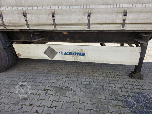 Open oplegger met zeil KRONE Gardine Standard Coiler, Lift, BPE Trommel