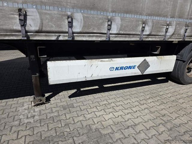 Open oplegger met zeil KRONE Gardine Standard Coiler, Lift, BPE Trommel