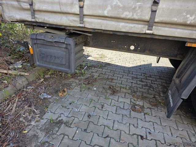 Open oplegger met zeil KRONE Gardine Standard Coiler, Lift, BPE Trommel