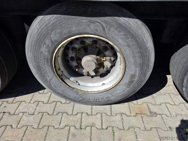 Open oplegger met zeil KRONE Gardine Standard Coiler, Lift, BPE Trommel