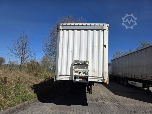 Open oplegger met zeil KRONE Gardine Standard, Coiler, Lift, BPW Trommel