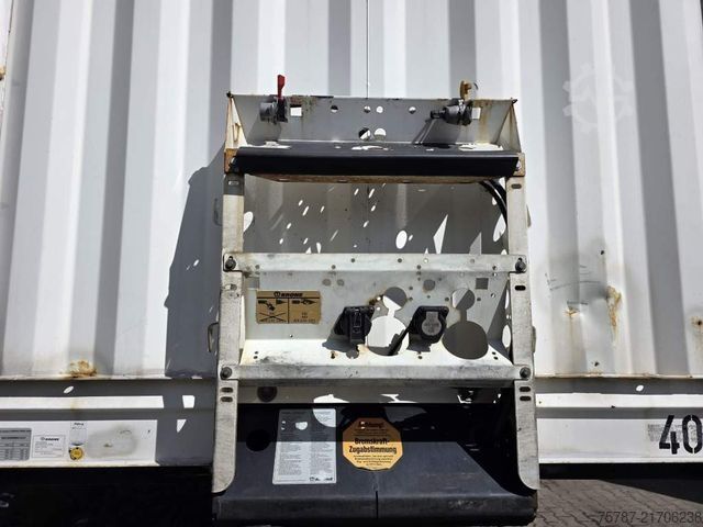 Open oplegger met zeil KRONE Gardine Standard, Coiler, Lift, BPW Trommel