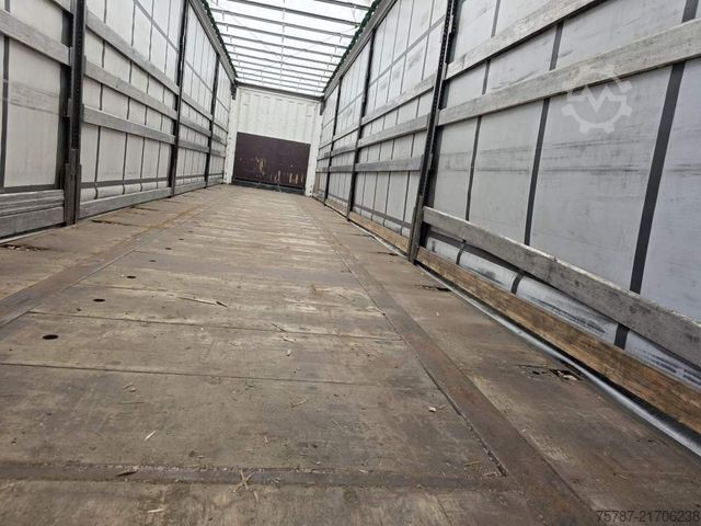 Open oplegger met zeil KRONE Gardine Standard, Coiler, Lift, BPW Trommel