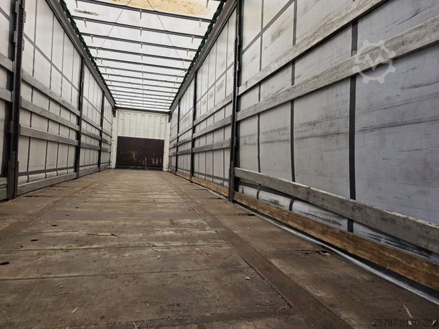 Open oplegger met zeil KRONE Gardine Standard, Coiler, Lift, BPW Trommel