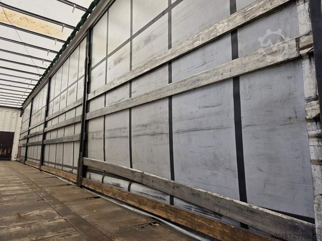 Open oplegger met zeil KRONE Gardine Standard, Coiler, Lift, BPW Trommel