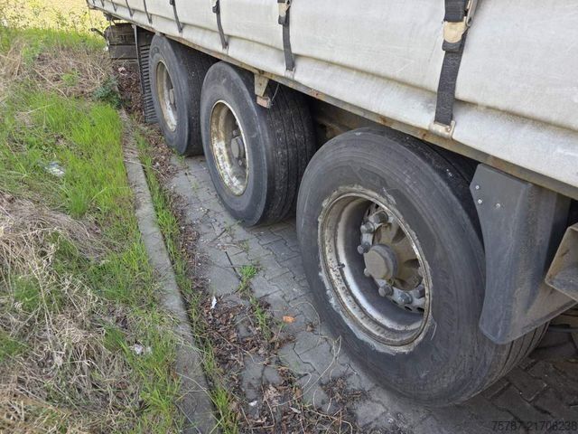 Open oplegger met zeil KRONE Gardine Standard, Coiler, Lift, BPW Trommel