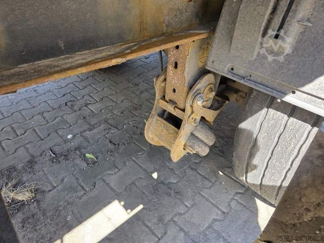 Open oplegger met zeil KRONE Gardine Standard, Coiler, Lift, BPW Trommel