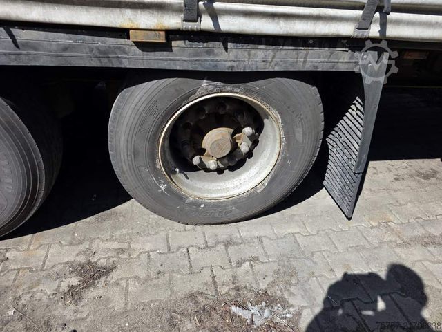 Open oplegger met zeil KRONE Gardine Standard, Coiler, Lift, BPW Trommel