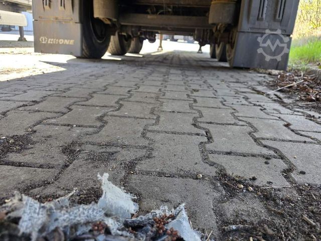 Open oplegger met zeil KRONE Gardine Standard, Coiler, Lift, BPW Trommel