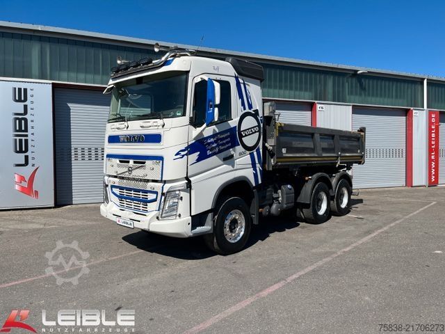 Driezijdige kipper VOLVO FH 500 6x4 Dautel Kipper*Bordmatik*Rollverdeck