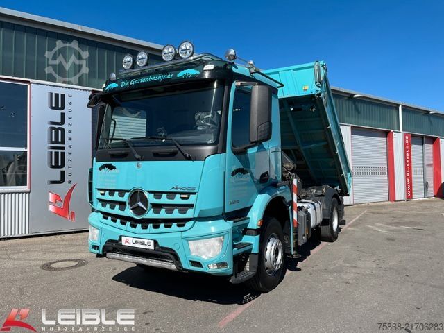 Dreiseitenkipper LKW MERCEDES-BENZ Arocs 1832 Kipper+ Kran Palfinger PK9501*205TKM*