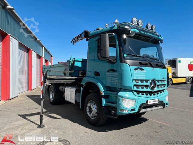 Dreiseitenkipper LKW MERCEDES-BENZ Arocs 1832 Kipper+ Kran Palfinger PK9501*205TKM*