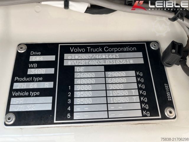 Kiepwagen VOLVO FH 500 6x4 *Dautel*Bordmatik*Rollverdeck