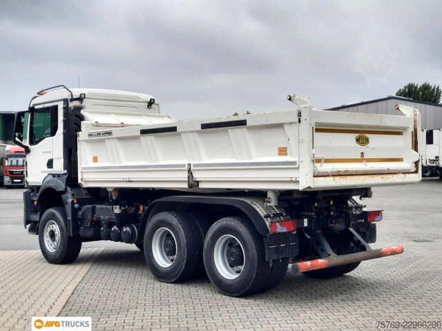 Τρίπλευρο ανατρεπόμενο φορτηγό MAN 33.510 TGS 6X4 Meiller Bordmatik Retarder