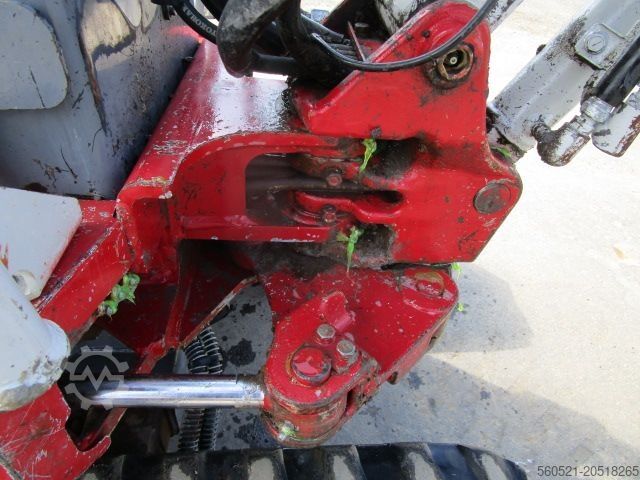 Minigraafmachine Takeuchi TB 108 - mechan. Schnellwechsler MARTIN + 2 Löffel