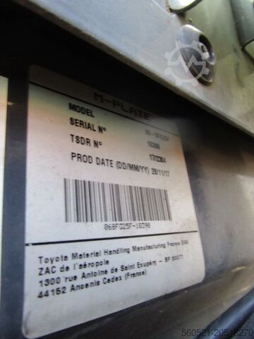 Treibgasstapler Toyota 06-8FG20F - GAS Triplex-FH 6,5m - Zinkenversteller
