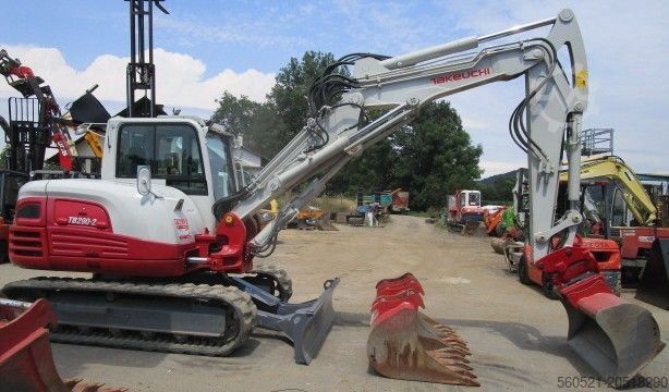 Mini bageri Takeuchi TB 290-2 - Powertilt - Schnellwechsler-Klima-4 Löf