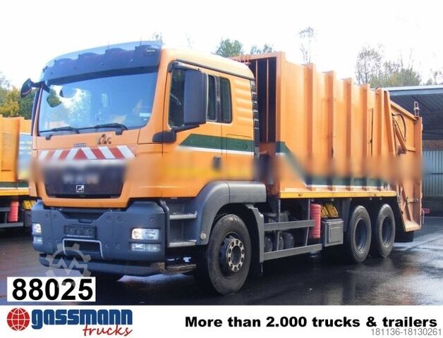 Müllwagen MAN TGS 26.400 6X4 BL, Haller x2c