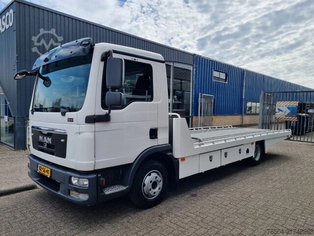 Bestelwagen autodrager MAN TGL 8.180 TIJHOF Abschlepp 7.5t MMAT 18750kg 6...