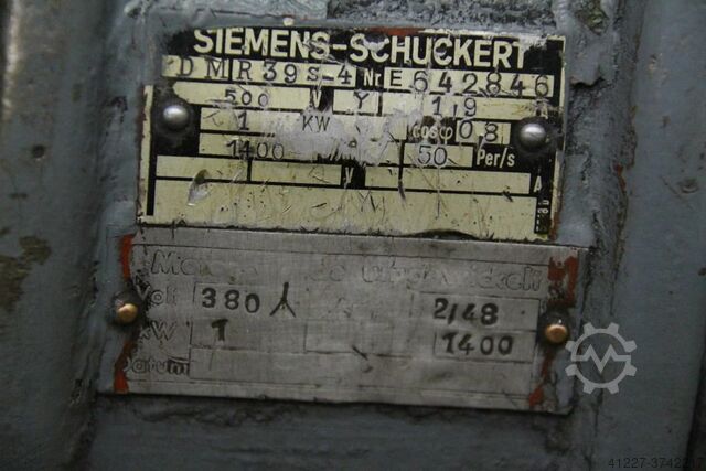 Elektromotor 1 kW 1400 Rpm Siemens DMR39S-4
