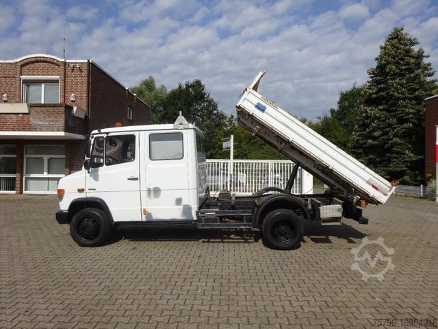 Driezijdige kipper bestelwagen MERCEDES-BENZ 816D Doppelkabine MEILLER 3Skipper