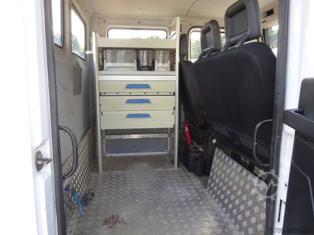 Driezijdige kipper bestelwagen MERCEDES-BENZ 816D Doppelkabine MEILLER 3Skipper