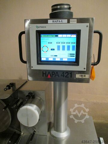 Mașină de etichetat fiole HAPA #3489 421 Etikettendruck, Labelling