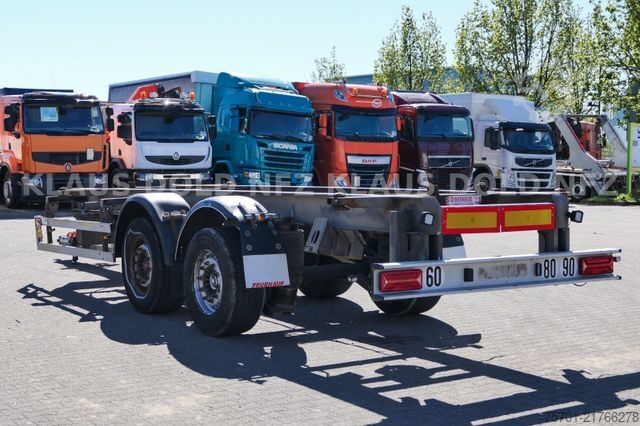 Lastväxlarsläp  Tandem BDF Wechselfahrgestell SAF-Achsen