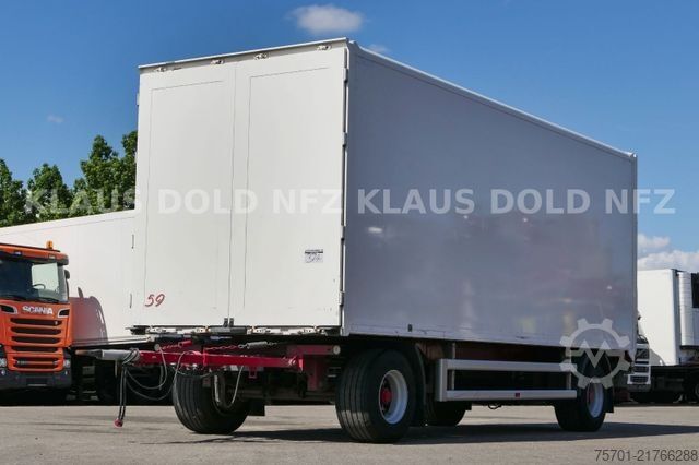 Remorcă carosată SPIER AGL 290 Koffer 47m³ Durchladeeinrichtung LBW