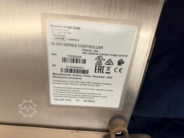 Marcator laser industrial cu CO2 Markem Imaje C350 CO2 Laser marking