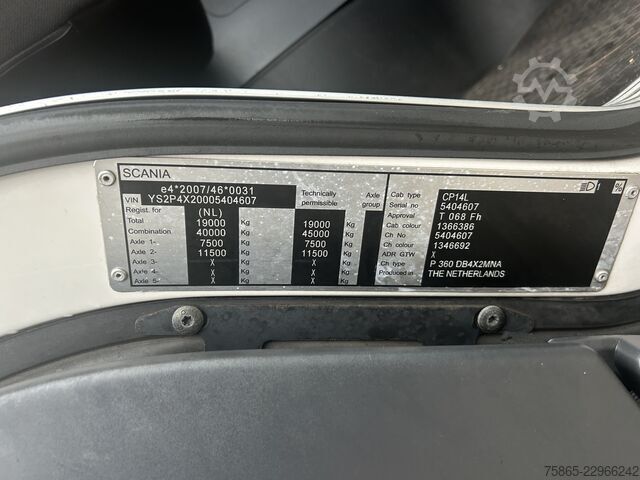 Kühl-/Tiefkühltransport Scania P360 / 715 dkm / Reefer -50 gr DuoTemp / Frigo ...