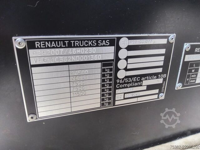 Standaard-SZM Renault T HIGH 480 6x2 - 70 TON PUSHER - EURO 6 - VF610...