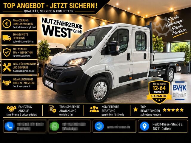 Furgão pick-up Citroën Jumper Doka Pritsche 7-Sitzer*AHK*Garantie