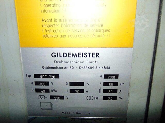CNC Zyklendrehmaschine Gildemeister NEF 720/2000